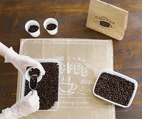 コーヒー豆の選別